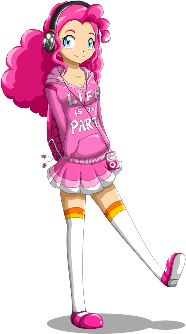 Pinkie Pie - Human Pinkie Pie From My Little Pony (709x1127), Png Download
