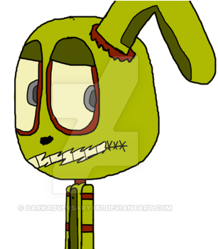 Springtrap By Darkadversary987 - Cartoon (467x350), Png Download