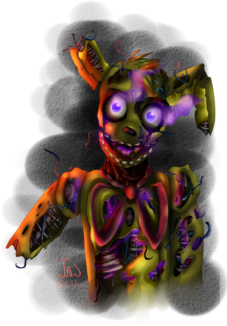 By In0kid On Deviantart - Five Nights At Freddy's (744x1073), Png Download