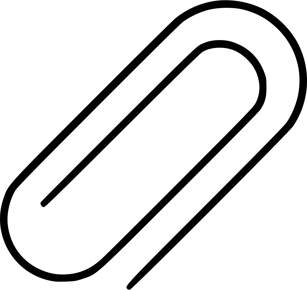 Attach Attachment Clip Paperclip Staple Comments - Attach Icon Png (980x926), Png Download