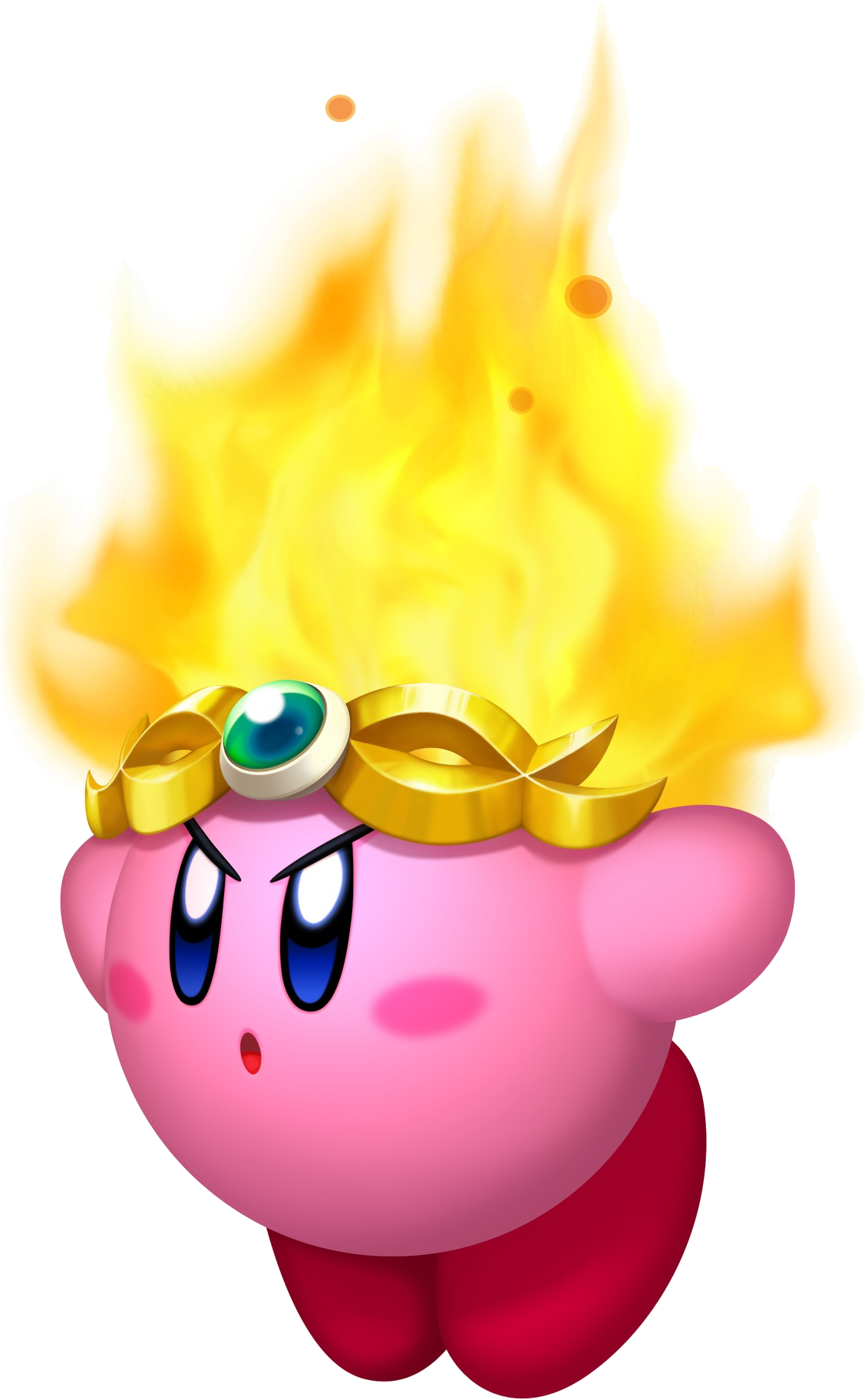 Fire - Star Allies Kirby All Characters (1132x1888), Png Download