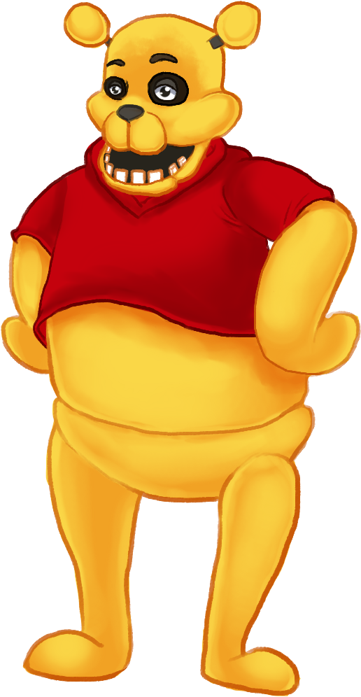 Winnie The Pooh Animatronic By Charlotteblanc - Nightmare Winnie The Pooh (672x1070), Png Download