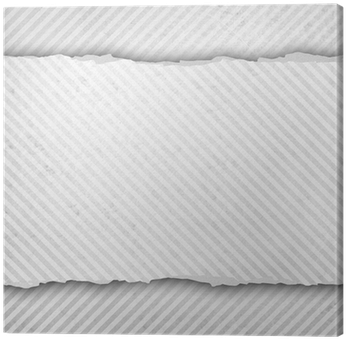 Ripped Paper With Stripe Texture Canvas Print • Pixers® - Paper (400x400), Png Download