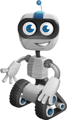 Rowan - Cool Cartoon Robots (366x464), Png Download