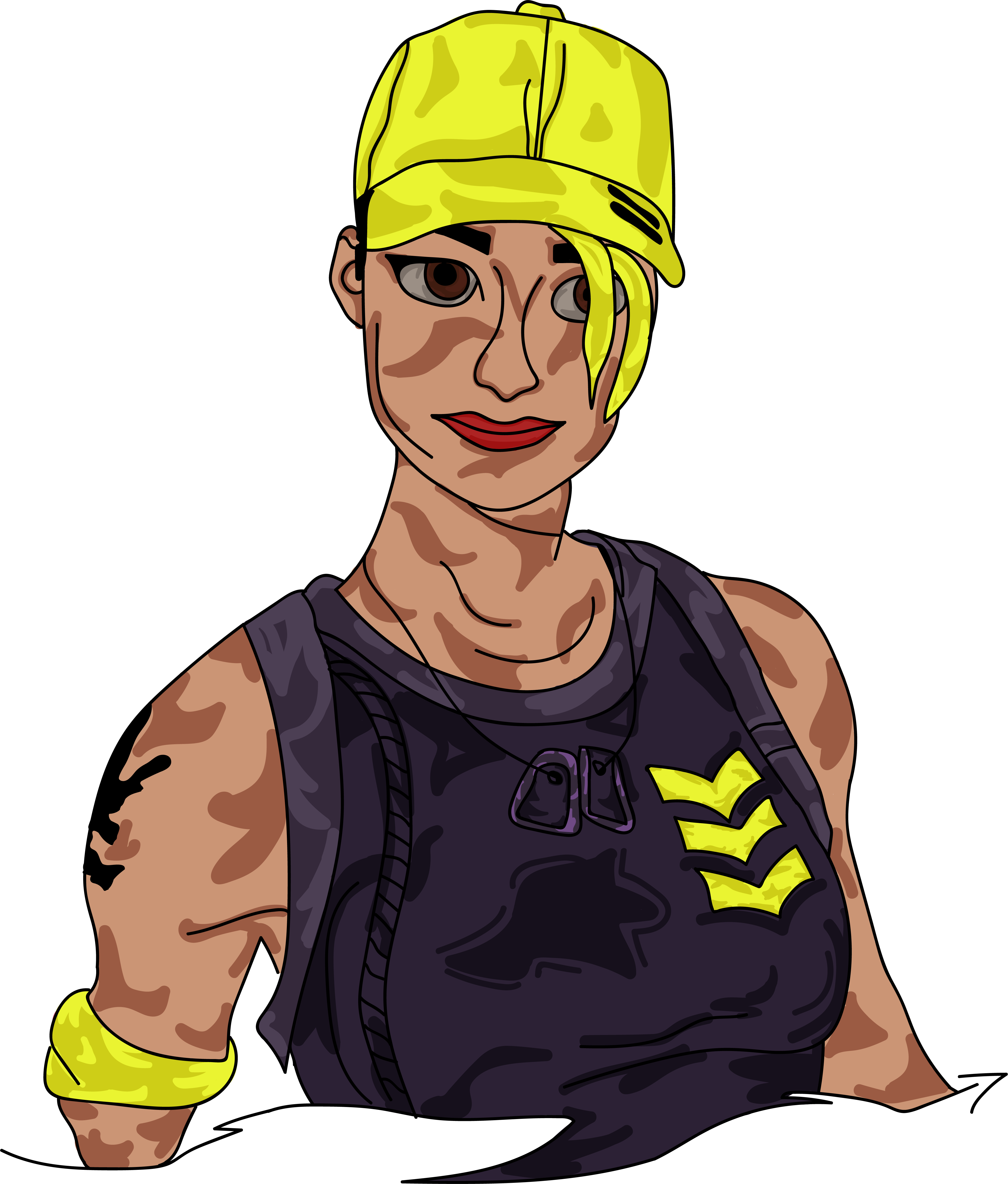 [изработка] Clipart Girl - Cartoon (4266x5013), Png Download