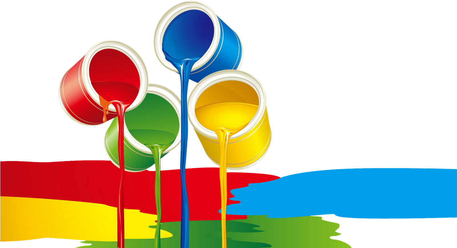 Qual A Vida Útil De Uma Pintura - Paints Hd (1600x1000), Png Download