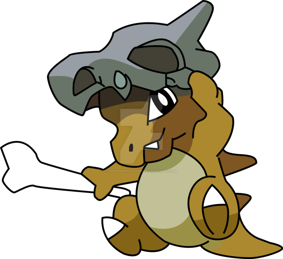 Cubone Unmasked By Pokemoncolour On Deviantart Cubone - Cartoon (935x854), Png Download