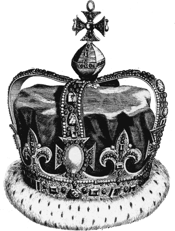 Corona De Carlos Ii De Inglaterra - King Charles Ii Crown (587x789), Png Download