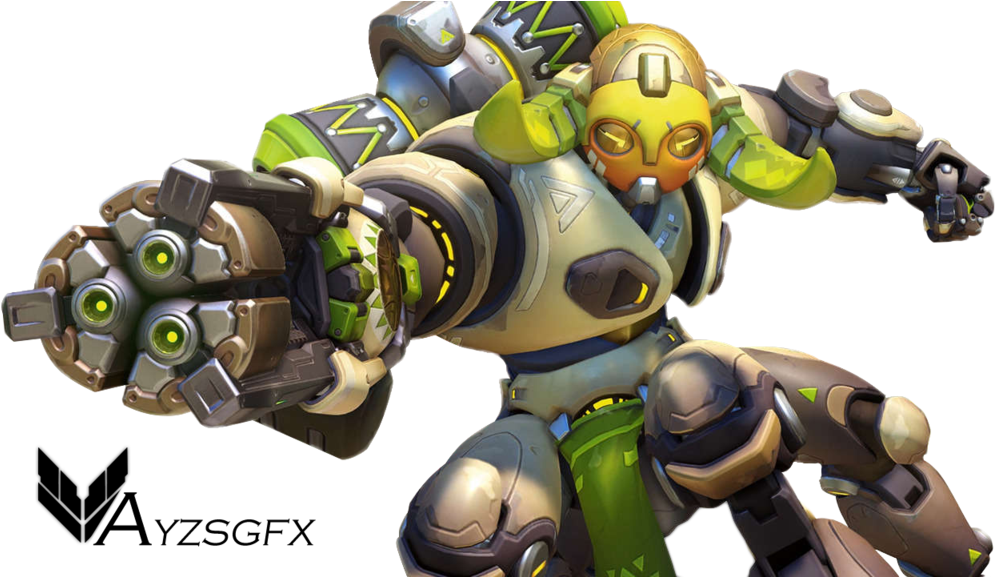 Orisa Transparent Svg Freeuse Stock - Overwatch Tank (1024x576), Png Download