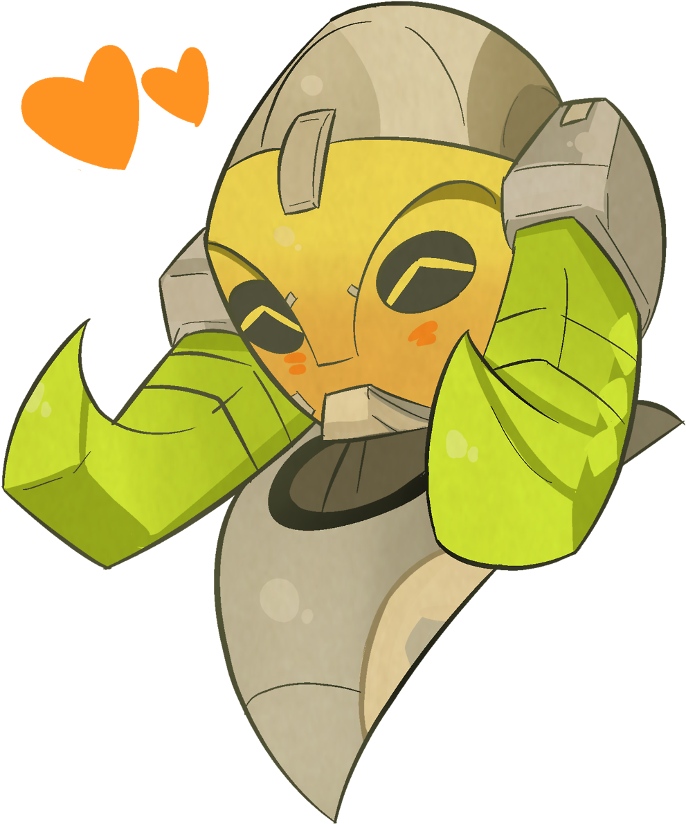 “ Transparent Orisa I Drew I Love Her ” - Orisa Fanart (1280x1286), Png Download