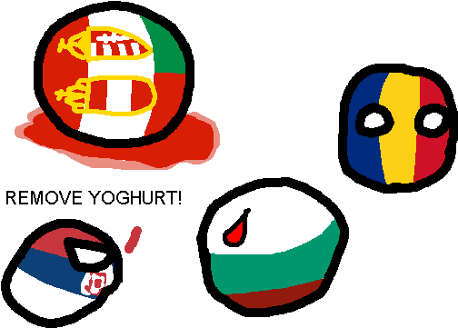 Balkans Campaign - First World War Countryball (714x500), Png Download