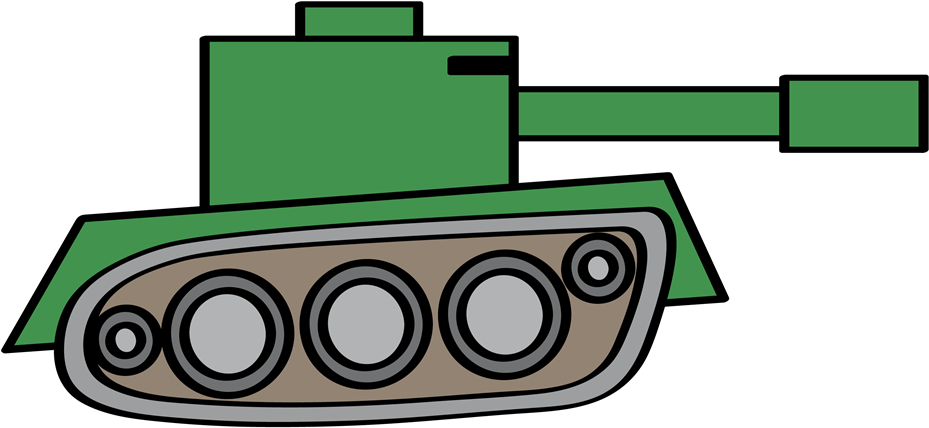 Tank Clip Art - Tank Clipart (1000x541), Png Download