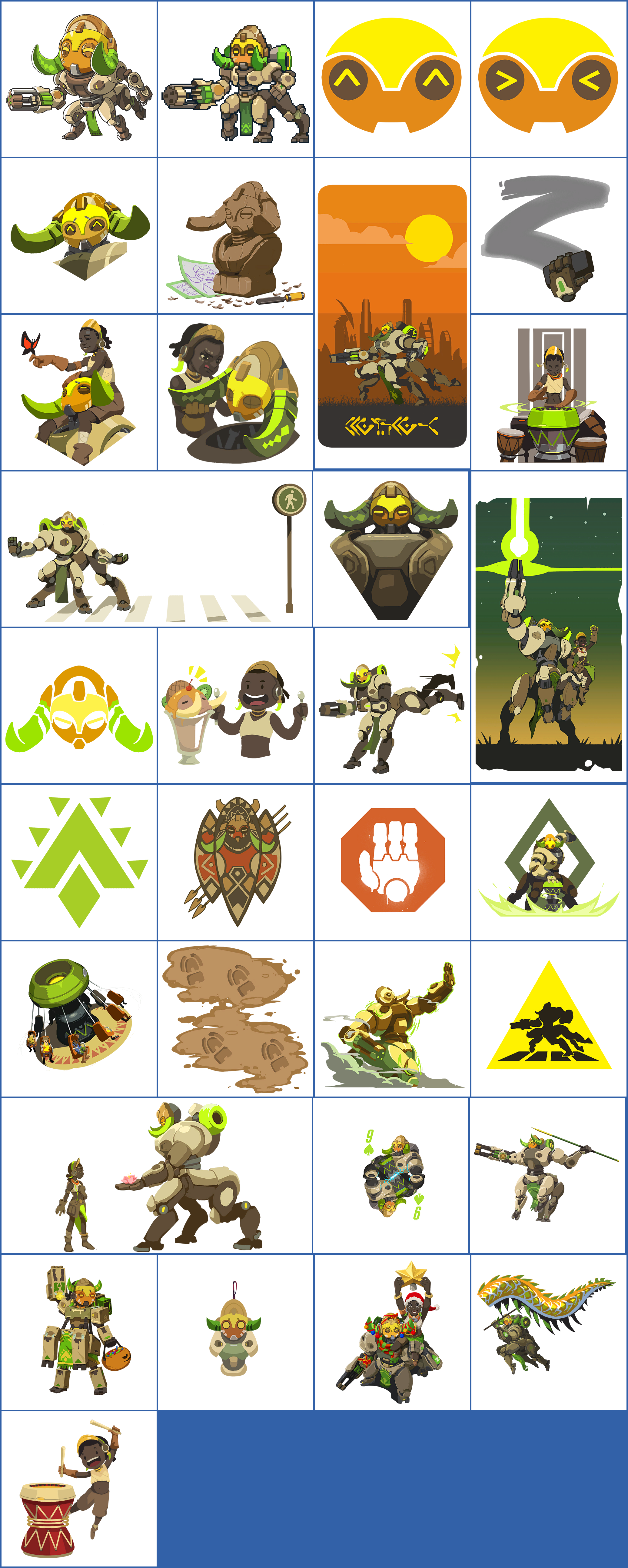 Click For Full Sized Image Orisa - Redbubble Orisa Beacon Of Hope Unisex T-shirts (2073x5175), Png Download