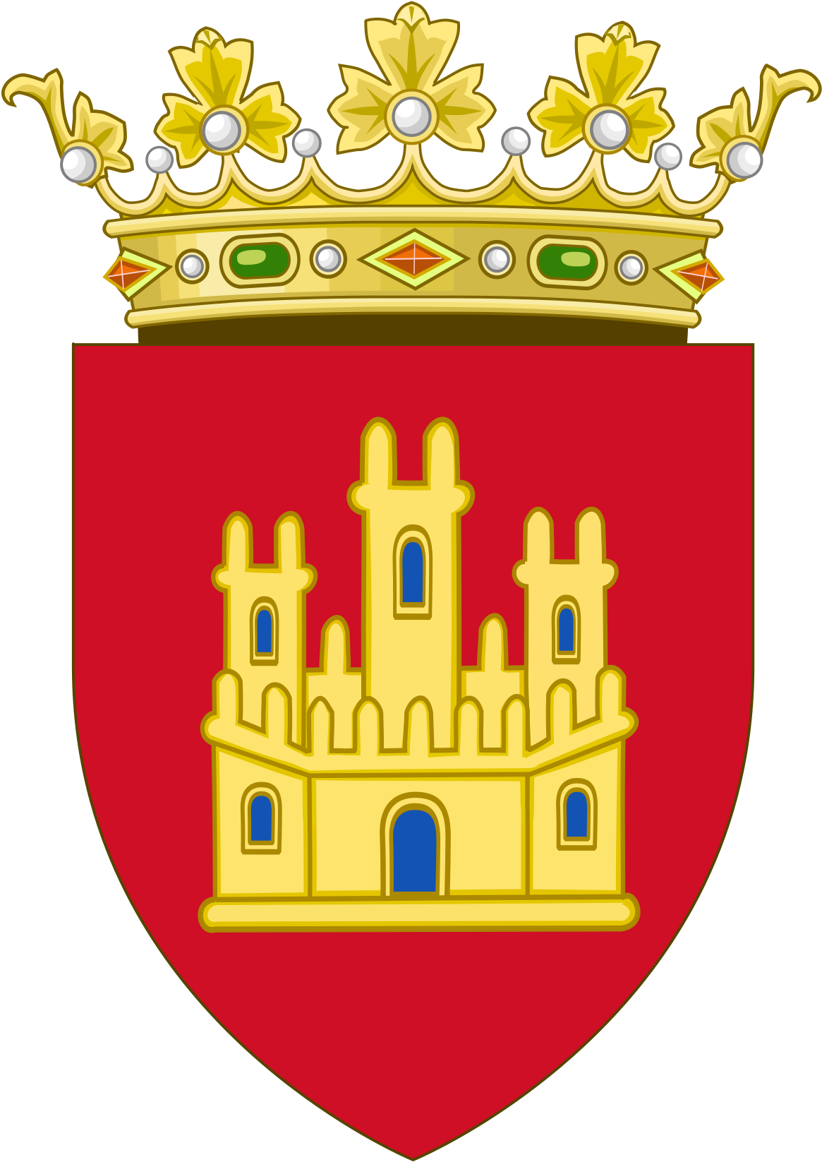 Granada Coat Of Arms (1200x1686), Png Download