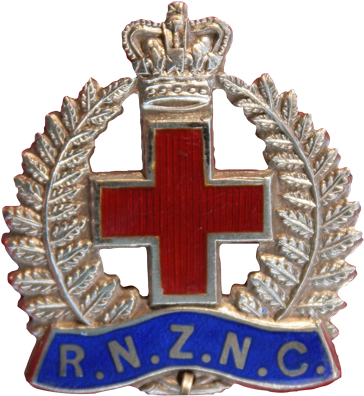 Rnznc - New Zealand Army Nursing Service Ww1 (384x415), Png Download