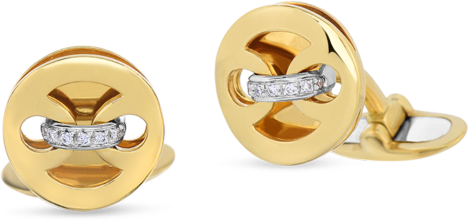 Marina Cufflinks With Diamonds - Horse (1600x1600), Png Download