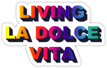 Living La Dolce Vita Sticker By Juliana Oliveira - Froot Marina And The Diamonds Png (375x360), Png Download