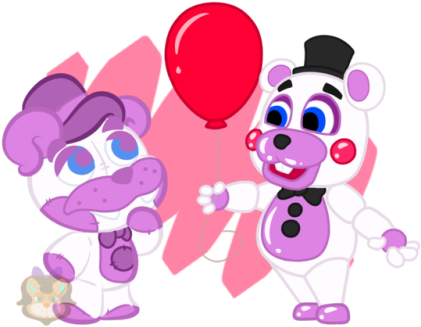 But Let's See How Funtime Freddy Thinks Of Him - Cartoon (500x330), Png Download