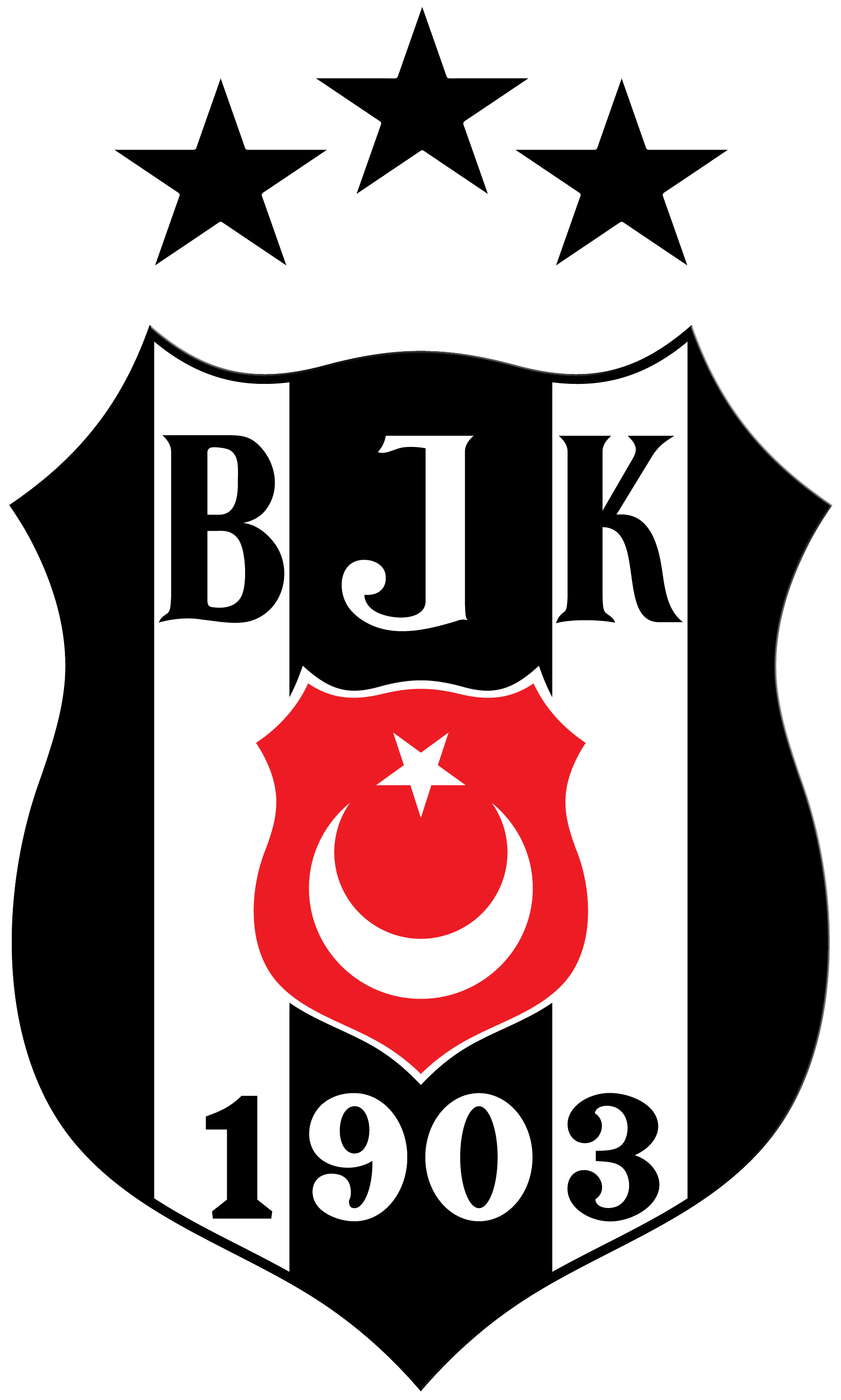 Beşiktaş 3 Yıldız Logo - Besiktas Logo Dream League Soccer (2500x3000), Png Download