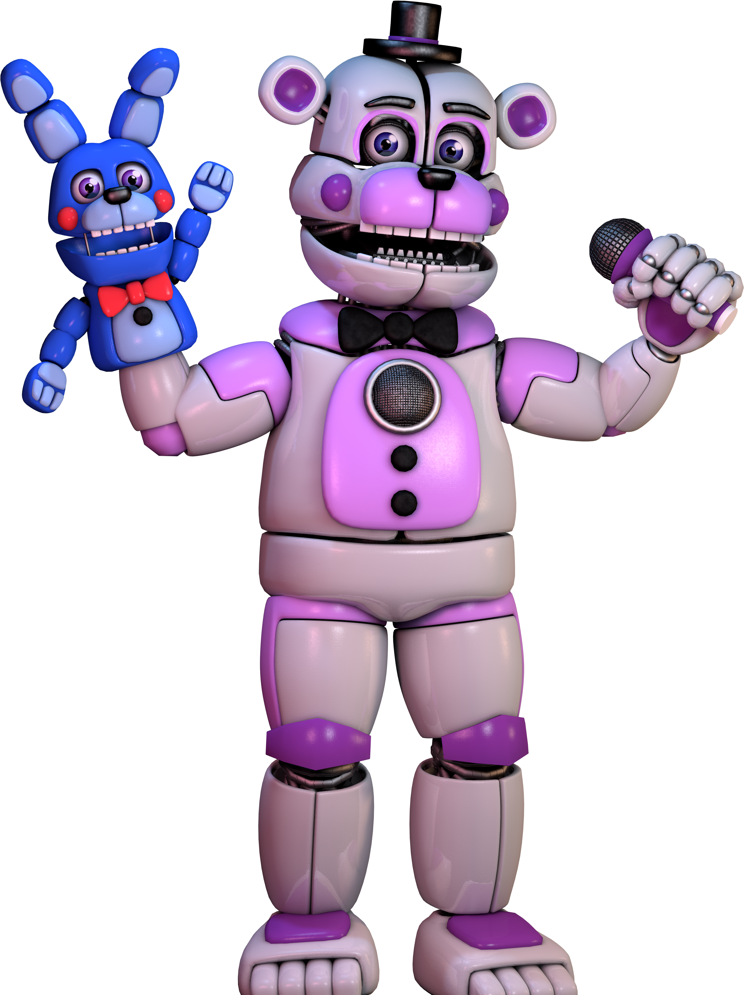 Funtime Freddy [4k] By Gabocoart - Funtime Freddy Angel (4800x3600), Png Download