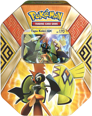Sun & Moon Guardians Rising Tapu Koko-gx Collector's - Tapu Koko Gx Box (343x400), Png Download