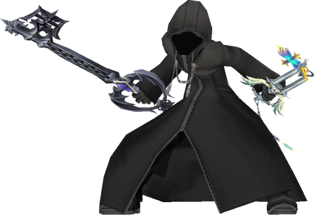 Hooded Roxas - Roxas Oathkeeper And Oblivion (640x436), Png Download