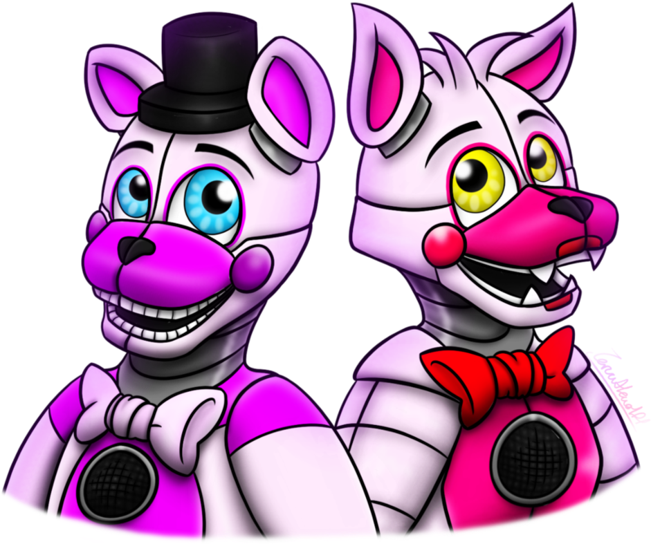 Funtime Freddy Foxy Fnaf Sister Location By Zoruathewolf1 - Fnaf Sister Location Foxy (969x824), Png Download