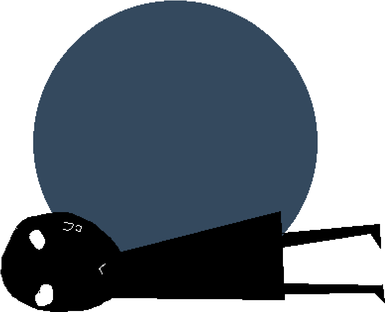 The Hooded Figure Flops Over (1000x1000), Png Download