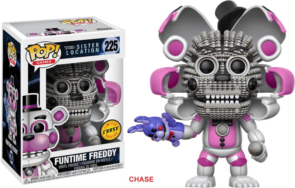 Pop Figure Five Nights At Freddy's Sister Location - Funko Pop Funtime Freddy (1024x663), Png Download