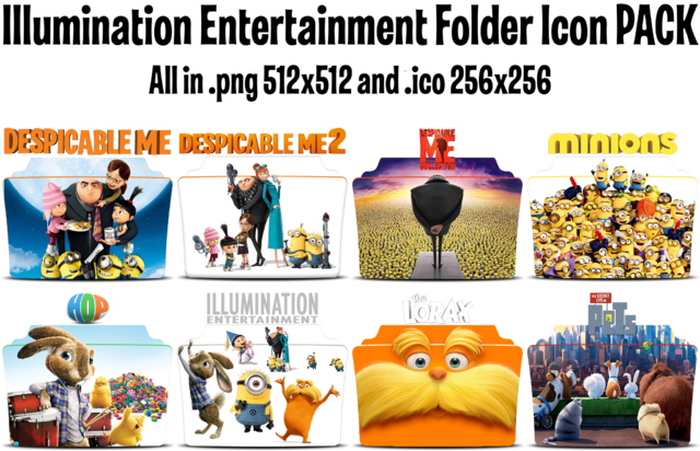 Download Illumination Entertainment Icon Folder Pack By Mohandor D9xq97b Cartoni Animati Hop Dvd Full Size Png Image Pngkit