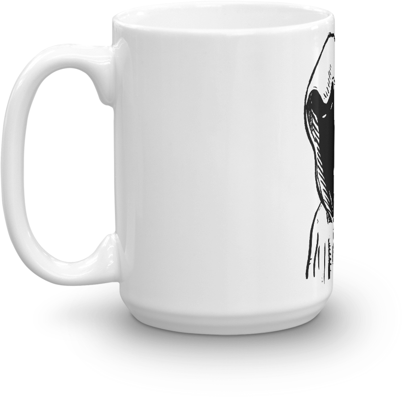 "hooded Figure" Mug - Mug (1000x1000), Png Download