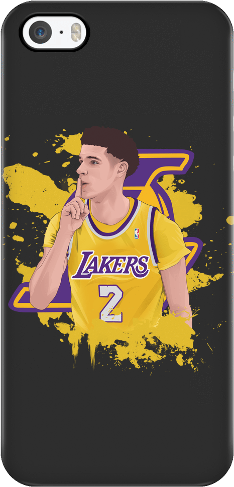 Iphone 5/5s Lonzo Ball Phone Case - Lonzo Ball Iphone 6 Plus Case (1024x1024), Png Download