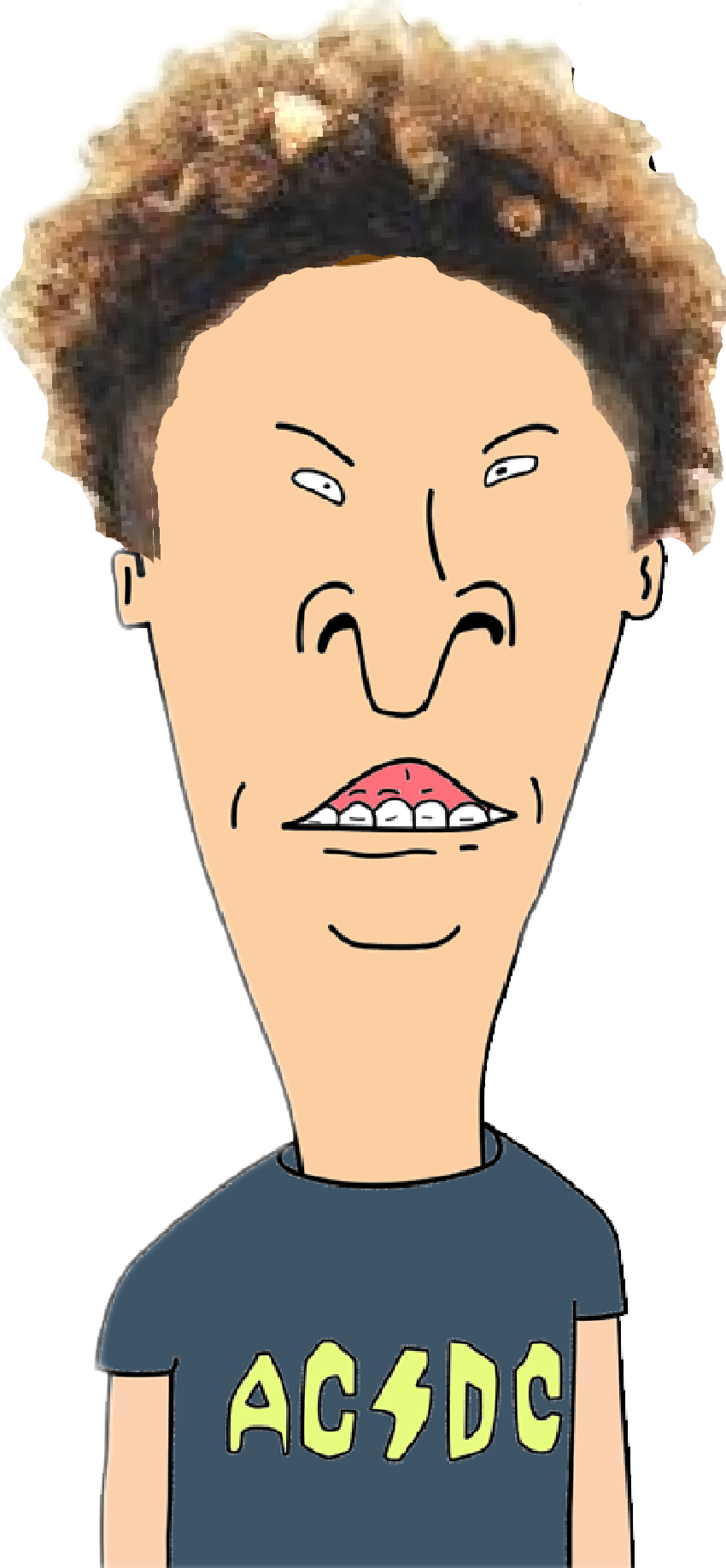 The Younger One Looks Like Butthead, With A Shitty - Beavis And Butt-head (850x1835), Png Download
