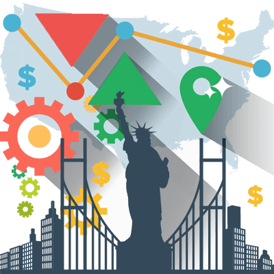 Binary Options Myth - Statue Of Liberty (400x400), Png Download