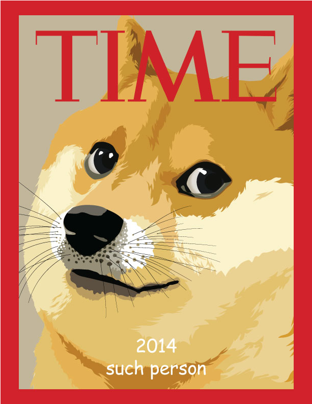 Doge Time Magazine - Doge Coin (760x960), Png Download