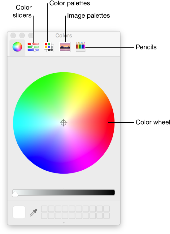 Download The Colors Window Shows The Buttons For Color Sliders, Color
