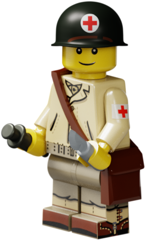 Previous - Ww2 Medic (600x600), Png Download