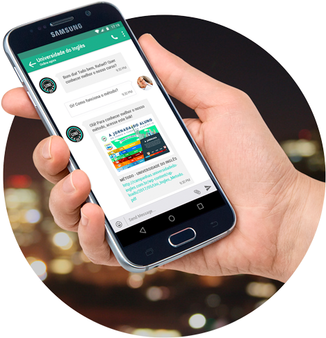 Tem Alguma Dúvida Entre Em Contato Agora Com Nossa - Celular Con Whatsapp Png (500x511), Png Download