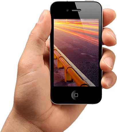 Mobile - - Iphone 5 In Hand Png (423x460), Png Download