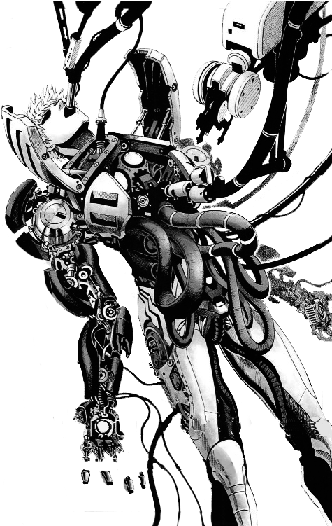 Op But Transparent Here Opm Onepunch Man One Punch - Transparent Genos (487x750), Png Download