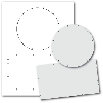 Trace The Two Shapes - Tracing (350x349), Png Download