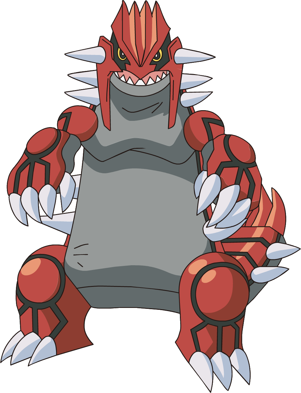 383groudon Ag Anime 2 - Groudon (962x1252), Png Download