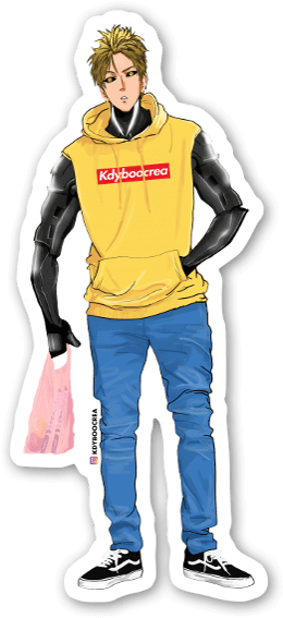 Genos Sticker - Costume (291x600), Png Download