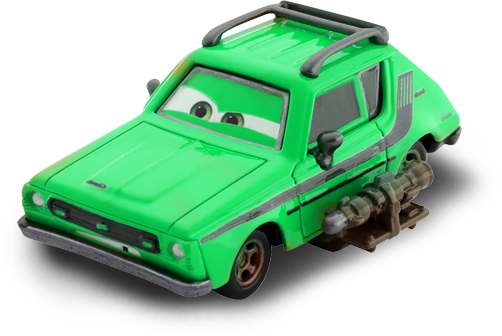 Green Gremlin - Cars 2 Green Pacer (502x336), Png Download