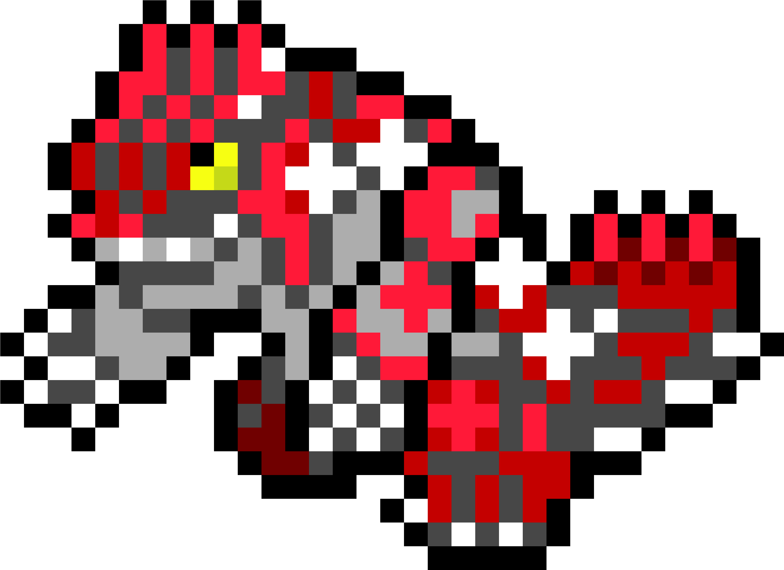 Groudon - Groudon Pixel Sprite (4400x3000), Png Download
