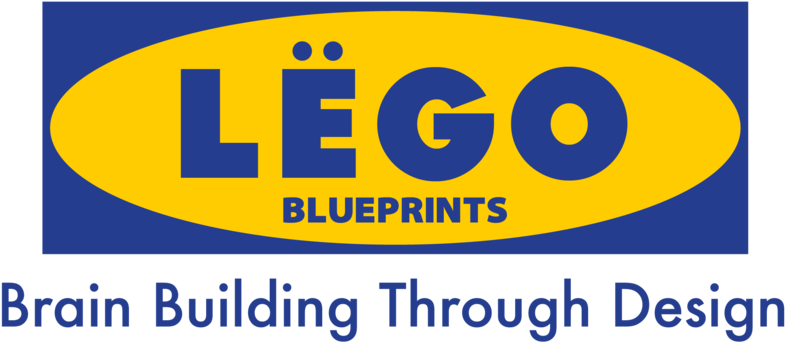 Lego Blueprints Logo-03 - Circle (1000x471), Png Download