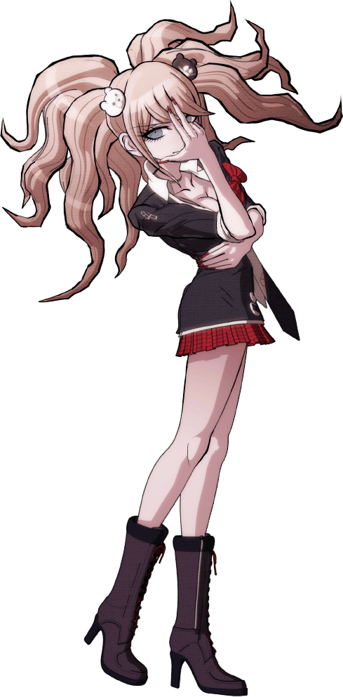 Junko Enoshima Png - Junko Enoshima Jojo Pose (489x992), Png Download