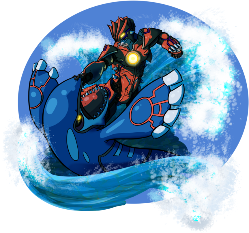 Pokémon Mystery Dungeon - Kyogre (894x894), Png Download