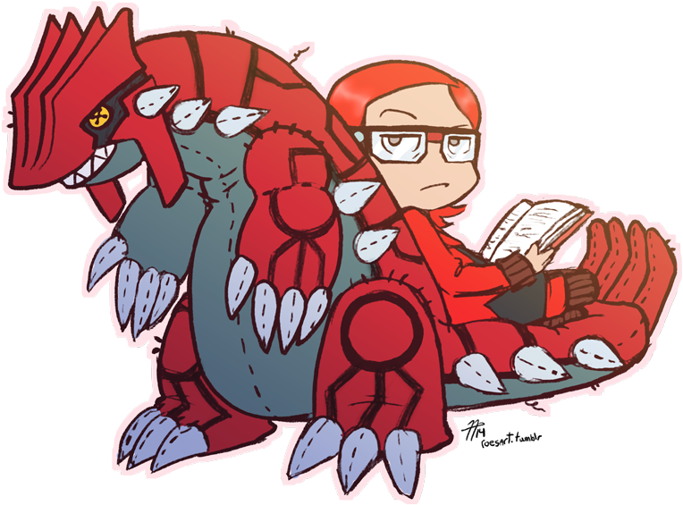 Pokemon Maxie And Groudon (800x607), Png Download