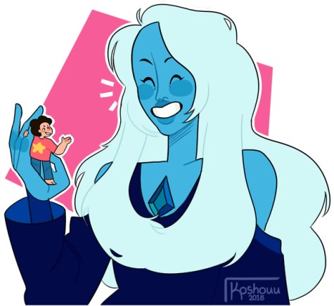 Steven Is Telling His Space Grandma Stories - Cartoon (500x455), Png Download